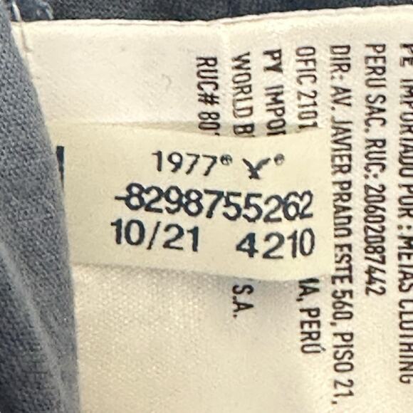 American Eagle Blouse Womens M Blue Embroidered Smocked Peasant 100% Cotton Boho - Picture 6 of 6